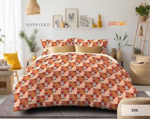 Image of NewDouble Bedsheet with Two Pillow Cover King Size Rajasthani Print