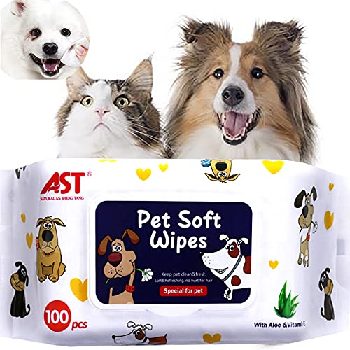 Yuup! Augenpflege-Tücher Für Hunde & Katzen – 100% Baumwolle Mit Euphrasia, 50 Stück, Sanft & Parfümfrei