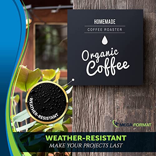 Image of Mega Format Expanded PVC Plastic Sheets - 12 inch X 24 inch Black Rigid Sheet for Crafts, Signage, & Displays - Sintra, Celtec PVC Board - Waterproof for Outdoors Use - 1 /8 inch 3mm Thick - 1-Pack-Black