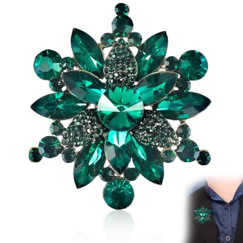 ZEPIQOR Mujer Broches Creativos, Broche de Diamantes Imitación Moda, Accesorios Regalos Joyería, Decoración Brooch