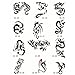 Buyter Reuseable Unique Stencil Designs Airbrush Tattoo Template Set Booklet (Book-12)