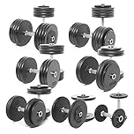 BODYPOWER 2.5-45Kg Pro-style Dumbbells Weight Set D (18 Pairs)
