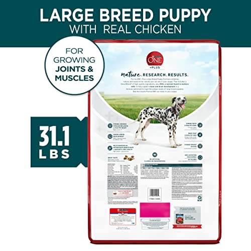 Purina ONE Natural, High Protein, Large Breed Dry Puppy Food, +Plus Large Breed Formula - 31.1 lb. Bag - Image 7