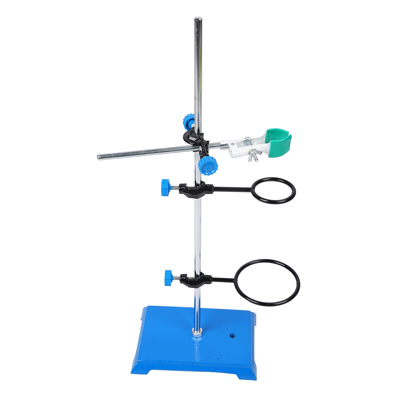 Laboratory Grade Metalware Set, Laboratory Stand Support Metalware Set 22“ Metalware Support Stand with Retort Ring for Titration Extraction