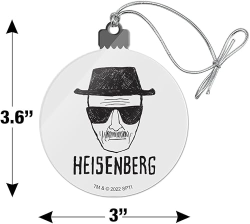 Miniatura 7 de GRAPHICS & MORE Breaking Bad Classic Heisenberg - Adorno navideño de acrílico para árbol de Navidad