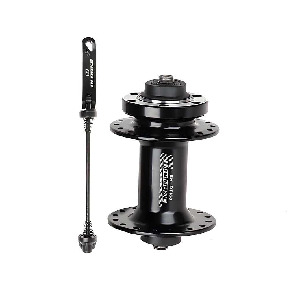 MTB Bike Hub Disc Brake Hubs with Quick Release Levers, Bicycle Hubs 32/36 Hole, HG Standard 7/8/9/10 Speed Cassette (Front Bike Hub, 32 Hole)