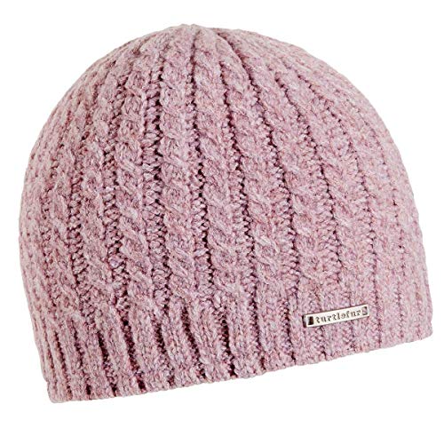 Turtle Fur Women's Pelly Plush Fleece Lined Recycled Polyester Beanie, Blush #TOP13