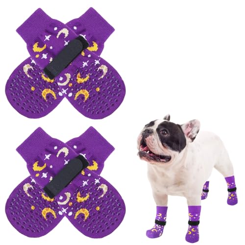 SCENEREAL Anti Slip Dog Socks