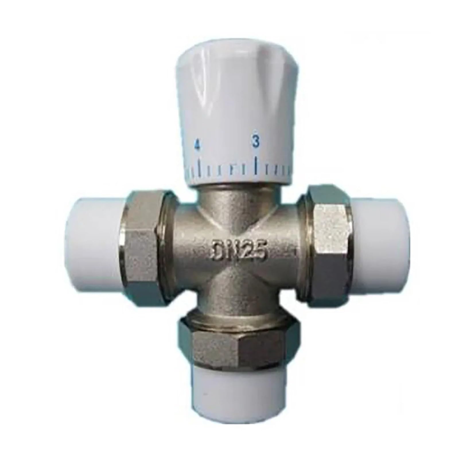 Xncdbvypa One Color Three-Way Valve Ppr Radiator Manual Adjustment Dn15-Dn25(Dn20)