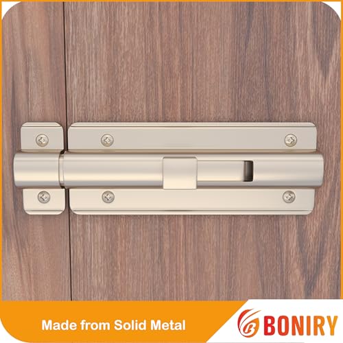 Image of Boniry Premium Heavy Duty Door Latch | Door Stopper Lock | Main Door High Security and Home and Office Doors for Wooden and PVC Door Latch (4, Matt)
