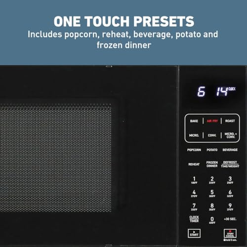 West Bend WBAF130K3S 3-in-1 Microwave Air Fryer Convection Oven, Stainless Steel - Image 6