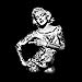 Camiseta Marilyn Monroe Tattoo Pin Up Mujer Negra S