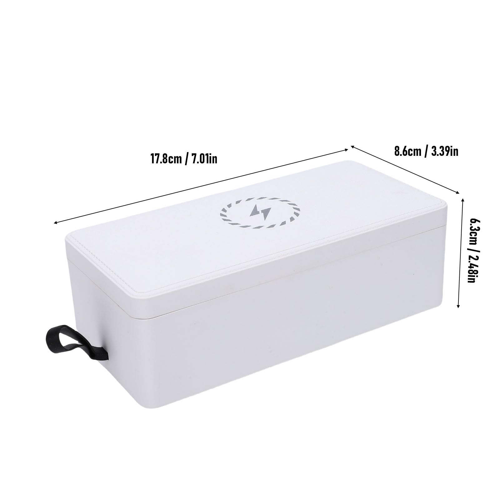 ZJchao Estuche de Carga para Gafas Inteligentes, Estación de Carga Universal Portátil con Indicador LED y Chip Protector, para Gafas Inteligentes de Menos de 55 Mm