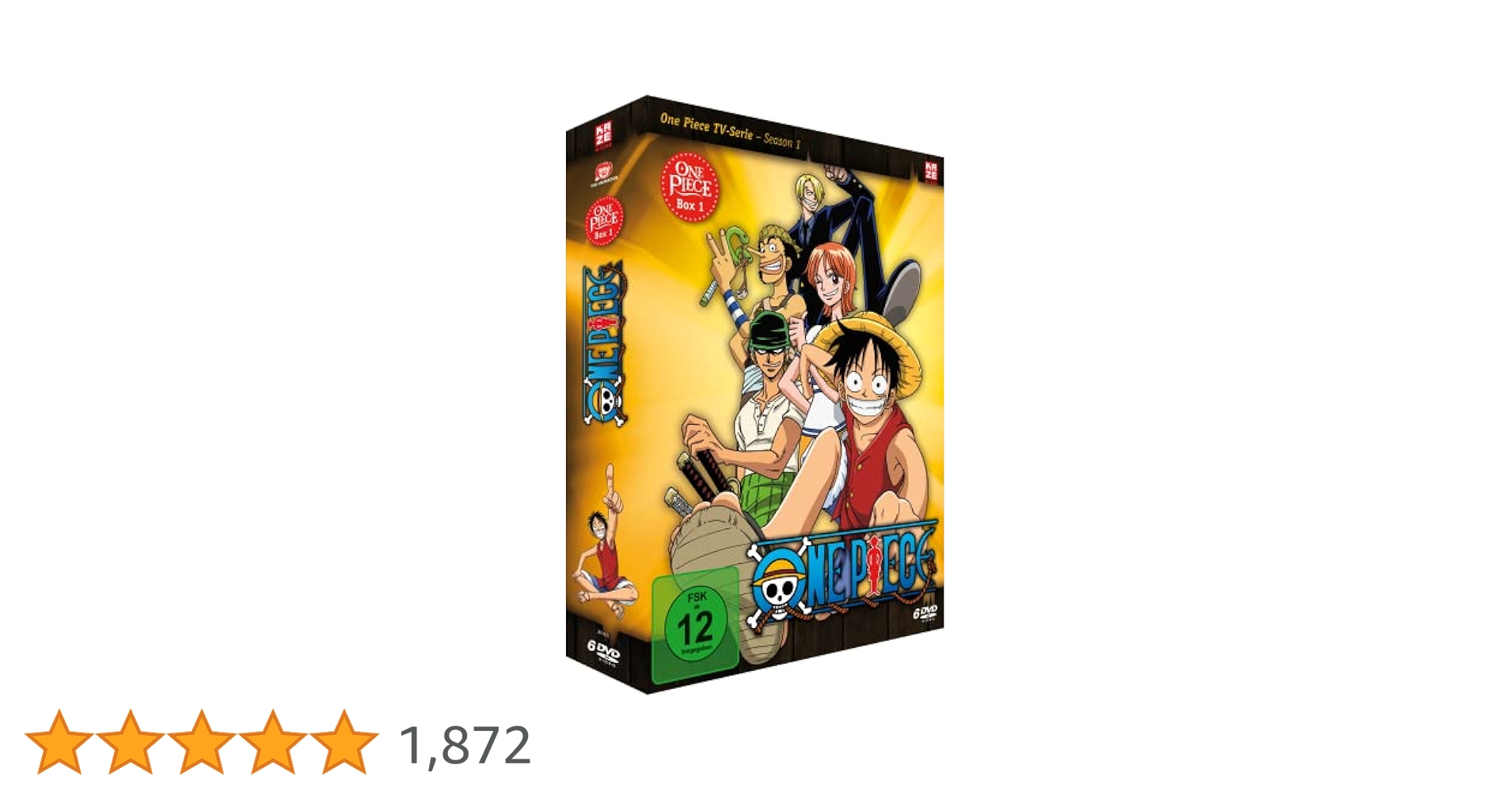 Amazon.co.jp: One Piece: TV Serie - Box 1 (6 Dvd) [Import