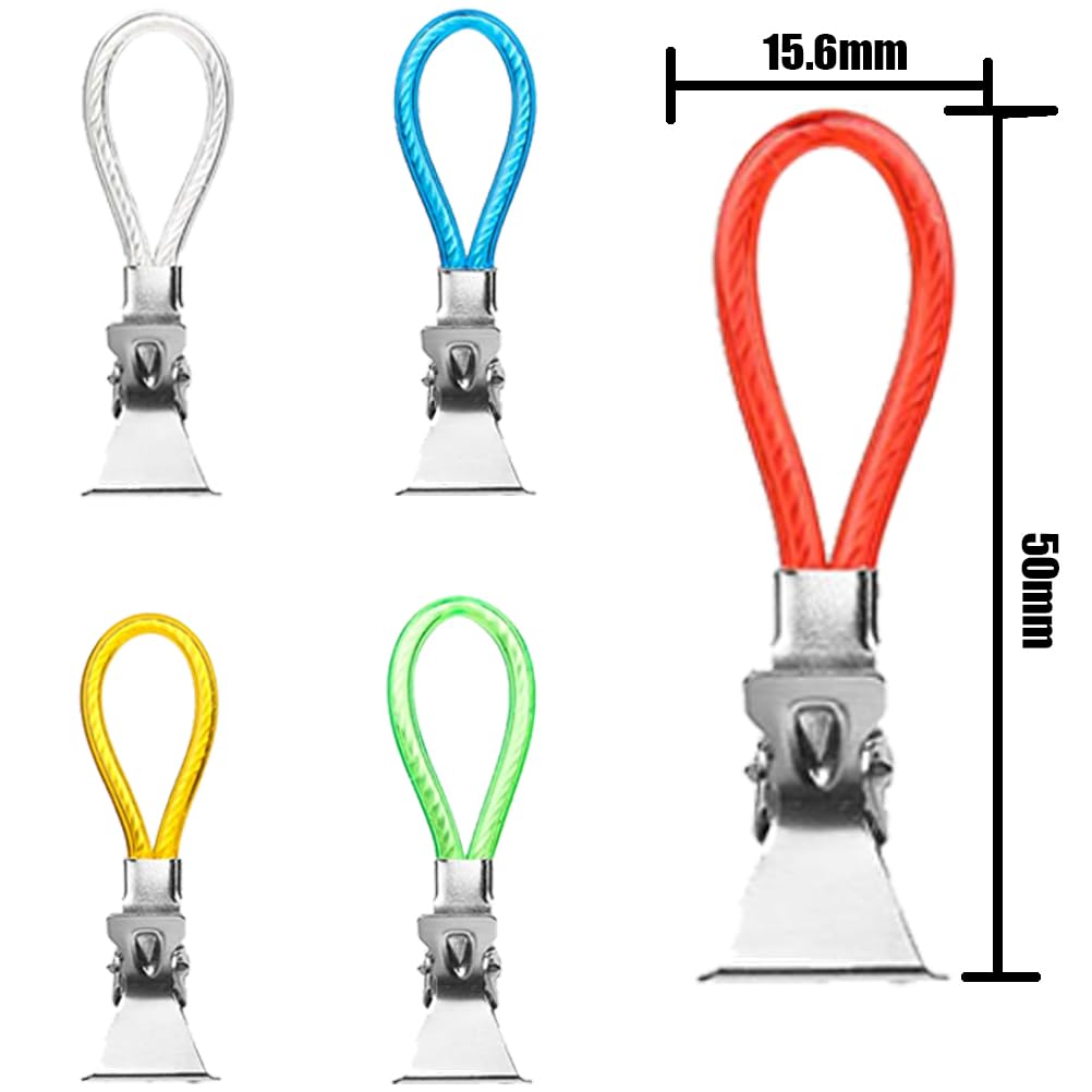 Appendino Salviette Clip Per Strofinacci Da Cucina 5 Pezzi - Ganci Per Asciugamani, Appendino Portasalviette Con Occhiello Gancio Per Strofinacci - Foto 6