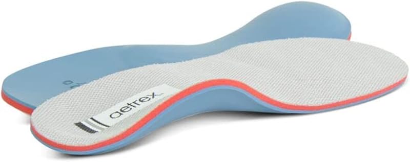 Aetrex L6200 Men's Extreme Orthopedic Shoe Insoles for Men - Comfort Memory Foam Athletic Shoe Inserts for Walking All Day