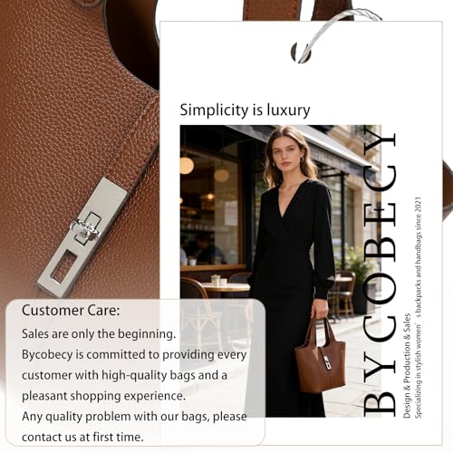 Bolso tipo Bucket para mujer, pequeño, cuero vegano miniatura 7