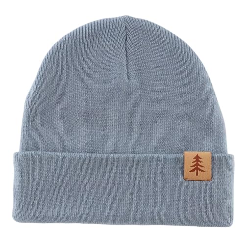 Connectyle Kids Knit Beanie Watch Hat Acrylic Winter Beanies for Boys Girls Double Layered Knitted Warm Cap for Children