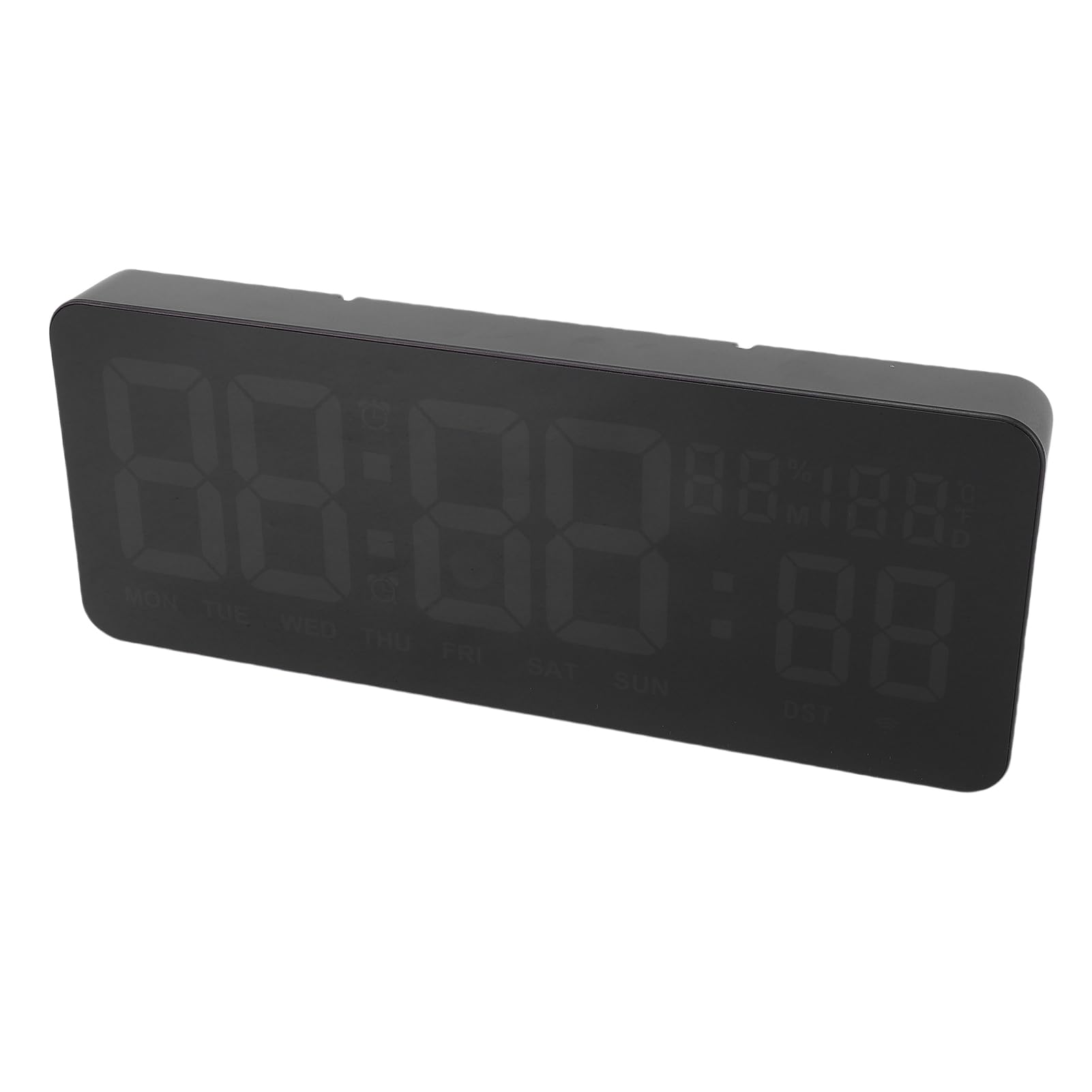Orologio da Parete Digitale con Display Colorato a 6 Cifre e Telecomando per L'arredamento 'home Office Giallo