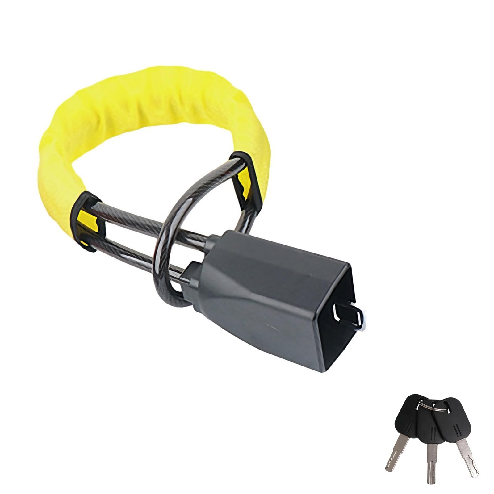 Crffz Yellow Cable Fit Cars Suvs Anti Theft Secure Anti Theft