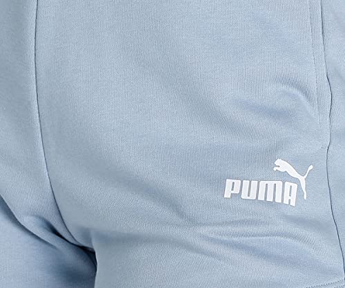 Image of Puma Women's ESS High Waist Shorts | Comfortable Cotton-Blend High Waist Knitted Shorts for Women | Ribbed Waistband | Ideal for Gym, Travel & Everyday Wear