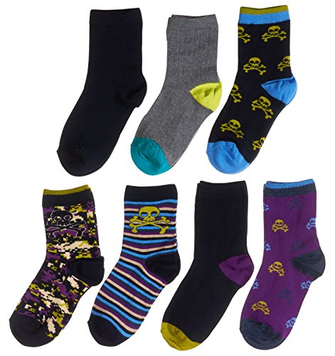 Trimfit Boys 7-Pack Crew Socks