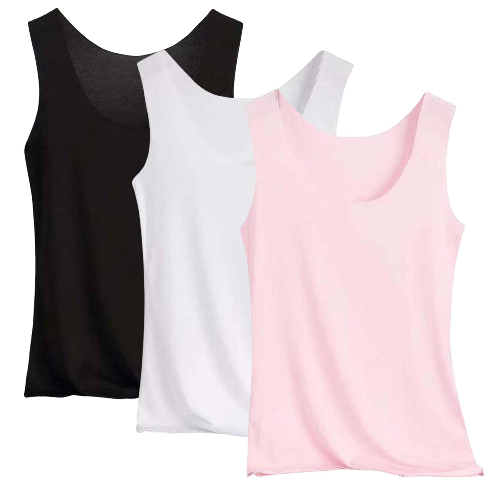 Camisetas Tirantes Mujer Deporte Verano Basica Tops Deportivos sin Mangas Tank Suave Ligera Casual Yoga Top Deportiva Correr Atlético Gimnasio Talla Grande