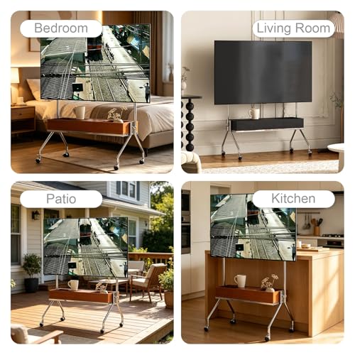 Soporte rodante para TV de 40 a 75 pulgadas miniatura 7