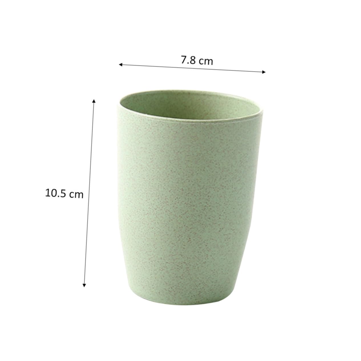 Unomor Gargle Cups for Boys and Girls Tooth Mug Bathroom Tumbler Cup Rinsing Cup Wheat Straw Material Easy to Clean for Travel