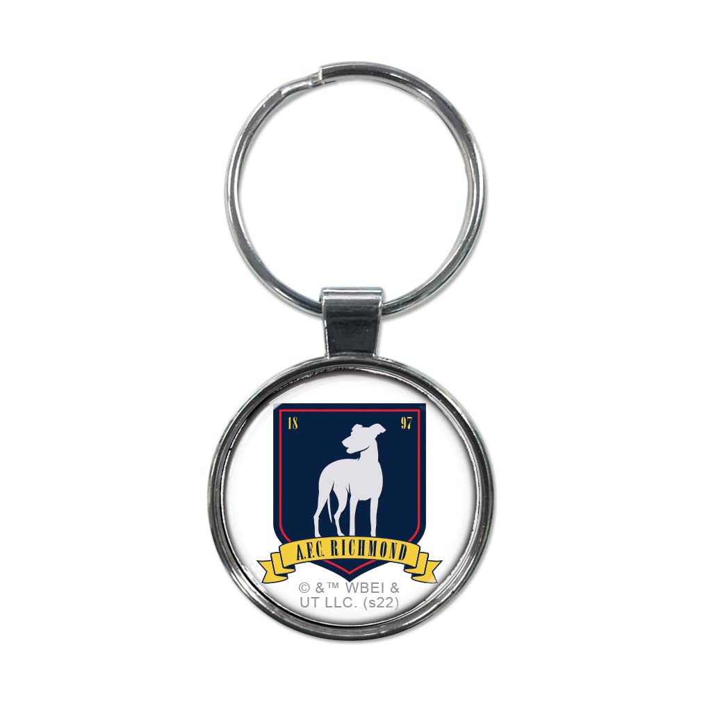 Ata-Boy Ted Lasso AFC Richmond Crest Keychain for Fans, Check out Ata-boy's Collection of Merchandise for Gift ideas…, Black, One size