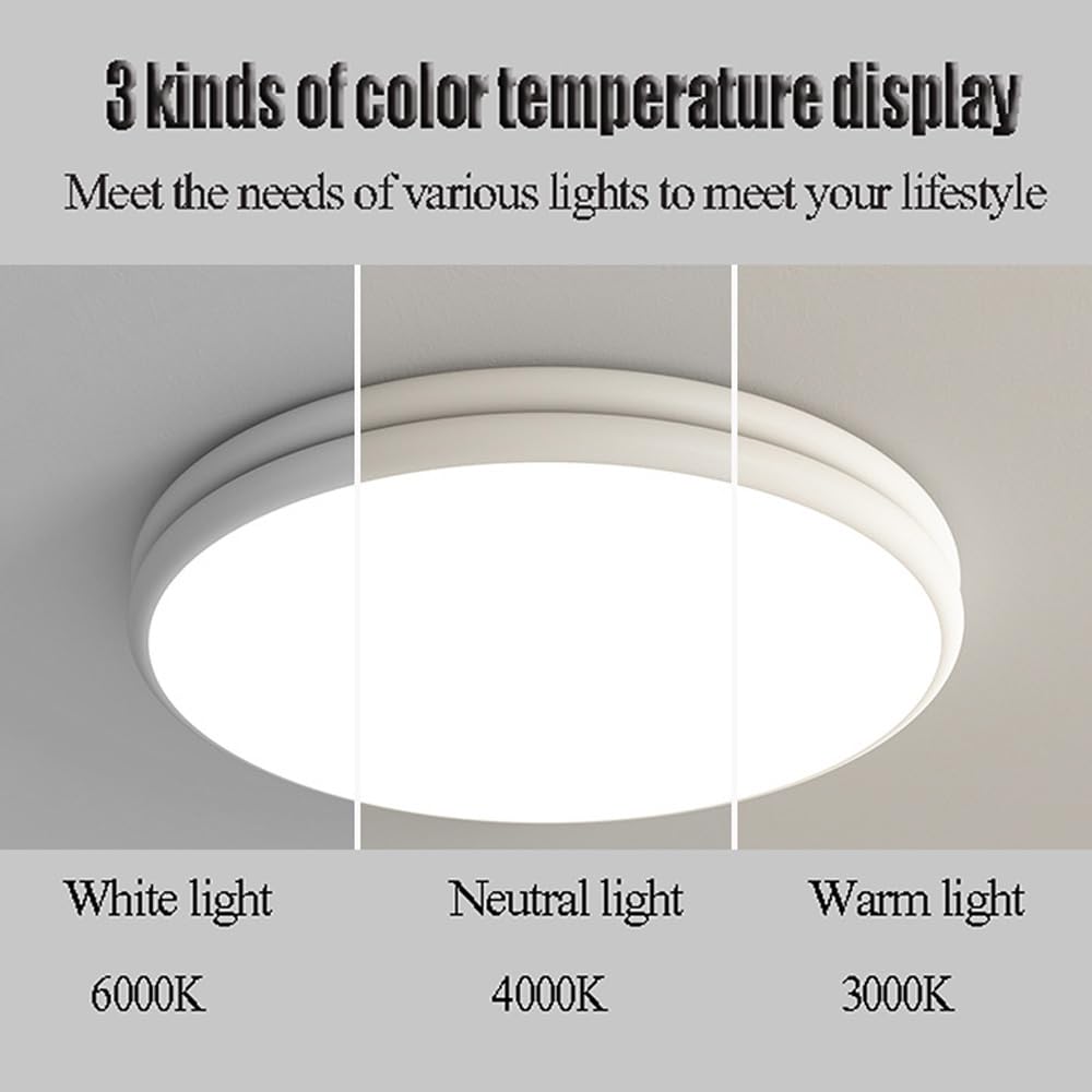 LED Dimmbare Deckenleuchte Moderne Kreis Unterputz Deckenleuchte Acryl Lampenschirm Kronleuchter Schlafzimmer Küche Wohnzimmer Innen Dekorative Beleuchtungskörper