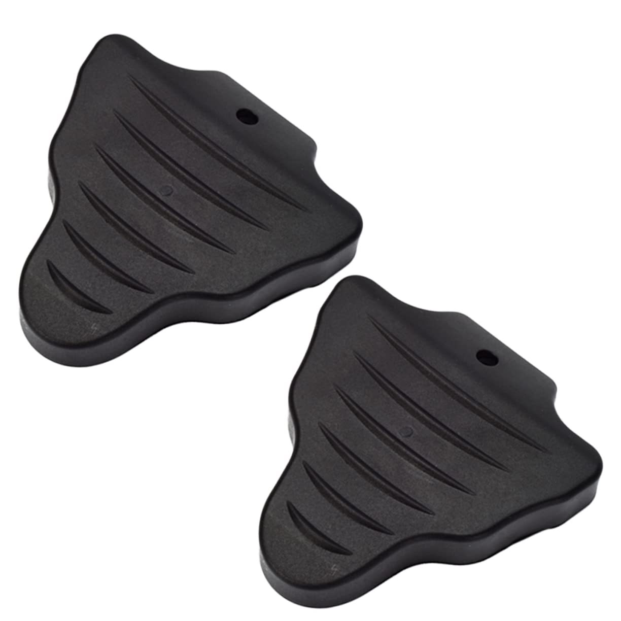 BESPORTBLE 3paia Copertura Protettiva Per Tacchetti Da Bici Design Antiscivolo Accessori Pratici Per Pedali Auto-bloccanti Compatibile Con Tacchetti Fissi e Flottanti Nero