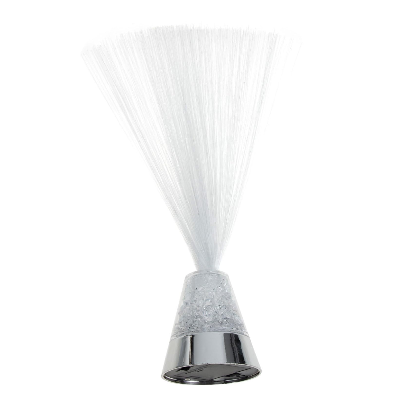 Lurrose Fiber Optic Lamp Battery/ -Powered Sensory Fiber Optic Lamp Colorful Lights Home Decor