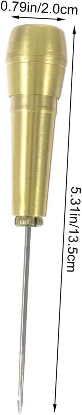 DECORNIJIA 2sets Shoe Guards for Creases of Craft Awls Repair Kit Sewing Needle Awls for DIY Craft Stitching