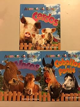 Paperback Animales de Granja-3 book set (Caballos y ponis, Vacas, Cerdos) [Spanish] Book