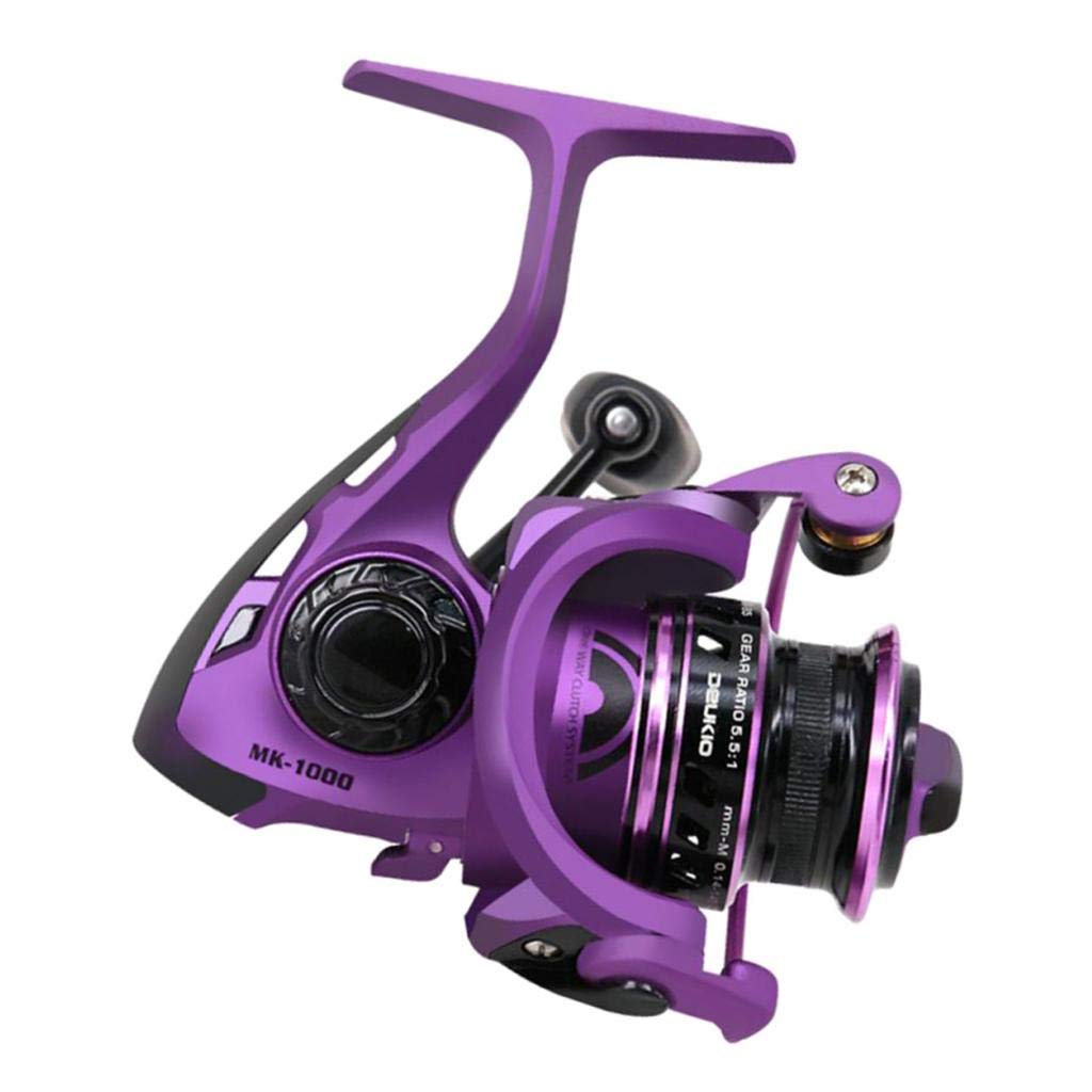 OROOTL Spinning Angelrolle 5,2:1 Übersetzung Spinnrolle Leichte Angelrolle Mit Links/Rechts Wendegriff Und Schutzpolster 12+1 Edelstahl Kugellager Spin Reel Für Süßwasser Salzwasser