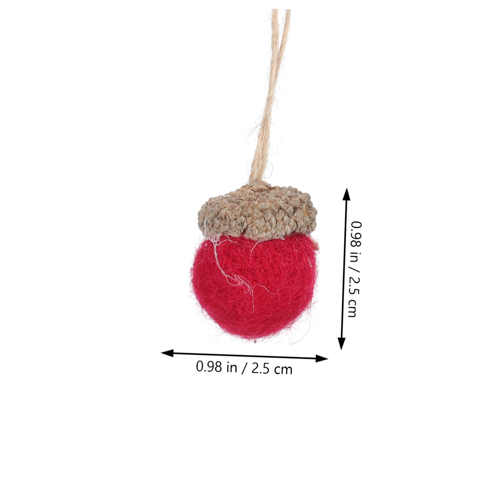 TOPBATHY 2 Juegos Bola De Bellota De Fieltro De Lana Manualidades Navideñas Christmas Tree Xmas Tree Adornos Navideños Luces De Hadas Decoración Colgante De Navidad 30 Piezas * 2