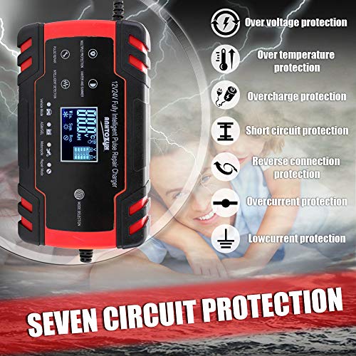 Adaskala Mini tamanho portátil 12 V / 24 V adaptador de célula de carro C-harger Power Motorcycle Au