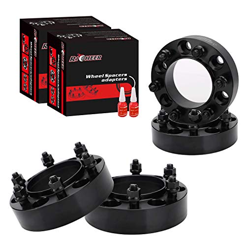 4 PCS 2 inch Wheel Spacers 6x5.5 for Tacoma 4Runner/Tundra/FJ Cruiser/Isuzu, 2" Forged Spacer 6x139.7mm, 12x1.5 Studs& 106mm Center Bore