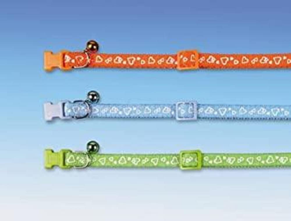Nobby Pet Orange Heart Design Cat Collars