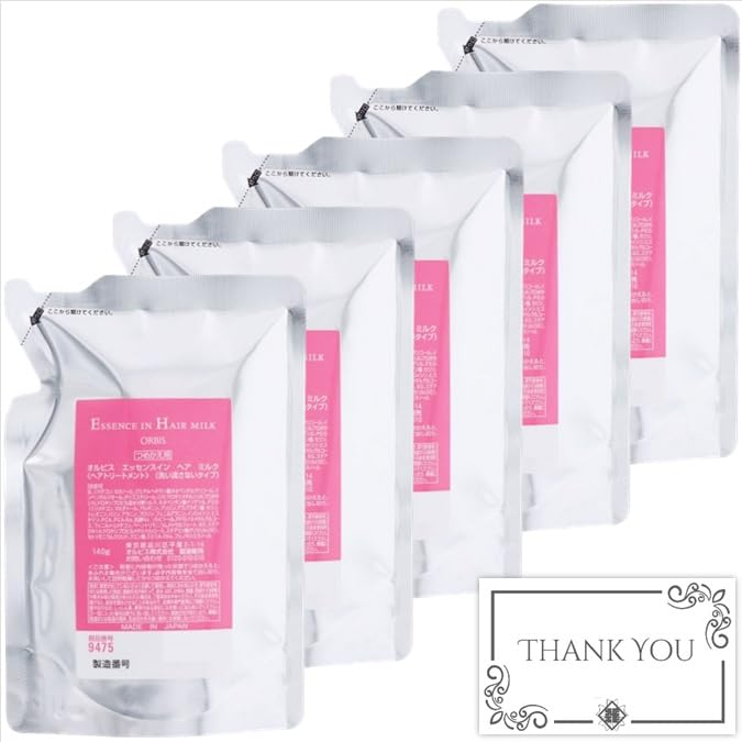ORBIS エッセンスインヘアミルク 詰め替え用 140g×9袋 Amazon | 【5個セット】オルビスORBISエッセンスインヘアミルク