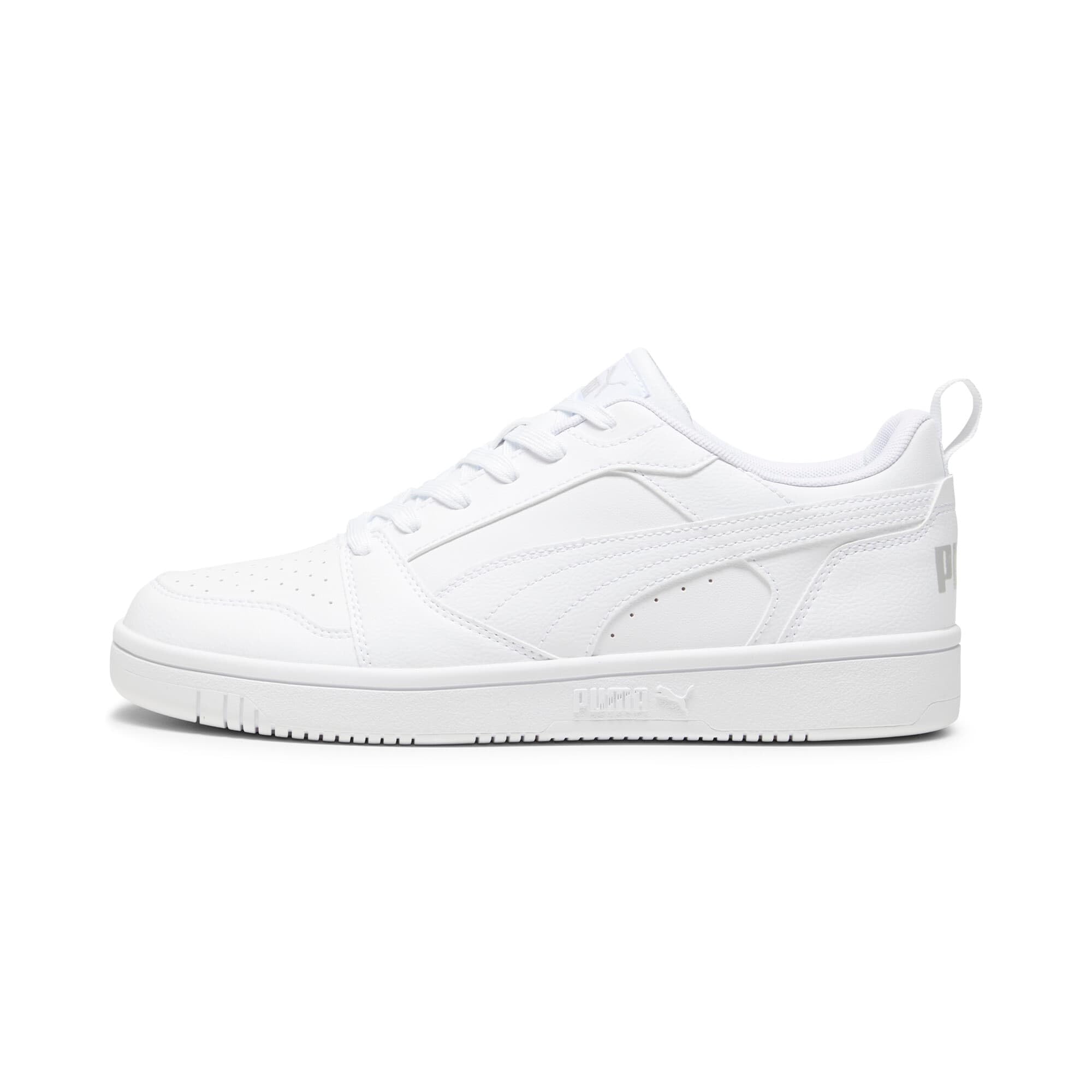 PUMA Rebound unisex-adult Sneakers 44 EU Puma White Cool Light Gray