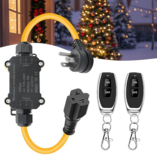 URANT Waterproof Remote Control Outlet