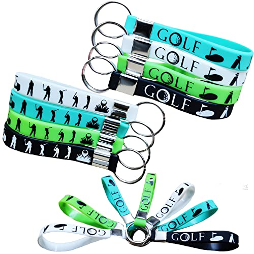 Oringaga 24PCS Golf Theme Keychains/Keyrings -Sport Party Supplies Decorations Birthday
