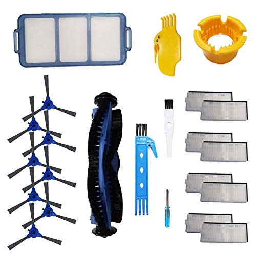 BSDY YQWRFEWYT Pièces de Rechange Filtres pour brosses à brosser Brosses latérales compatibles avec Eufy RoboVac 11S, RoboVac 30, RoboVac 30C, RoboVac 15C, RoboVac 12, RoboVac 35C
