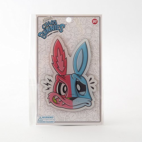 Bipolar Bunny Magnet by Joe Ledbetter