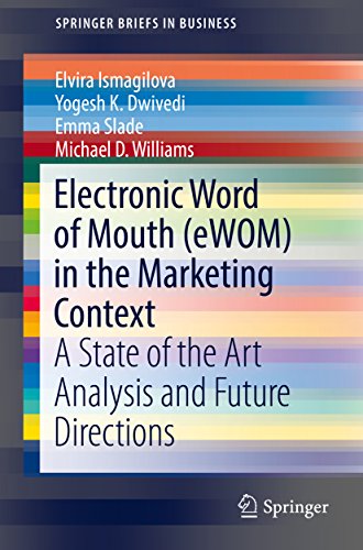 Electronic Word of Mouth (eWOM) in the Marketing Context: A State of the Art Analysis and Future Dir Electronic Word of Mouth (eWOM) in the Marketing Context: A State of the Art Analysis and Future Dir