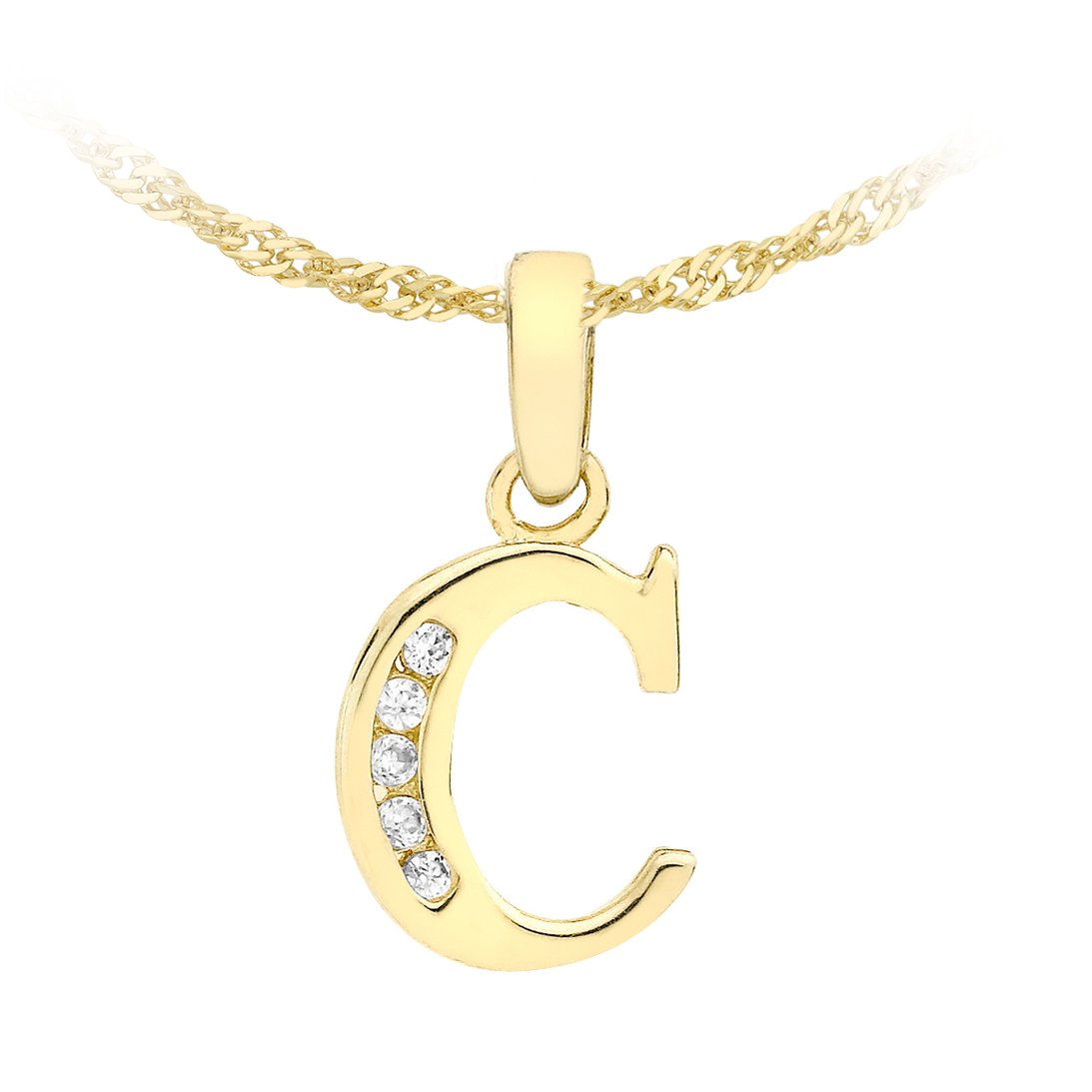 CARISSIMAConjunto de cadena de mujer con oro 9k (375/1000)