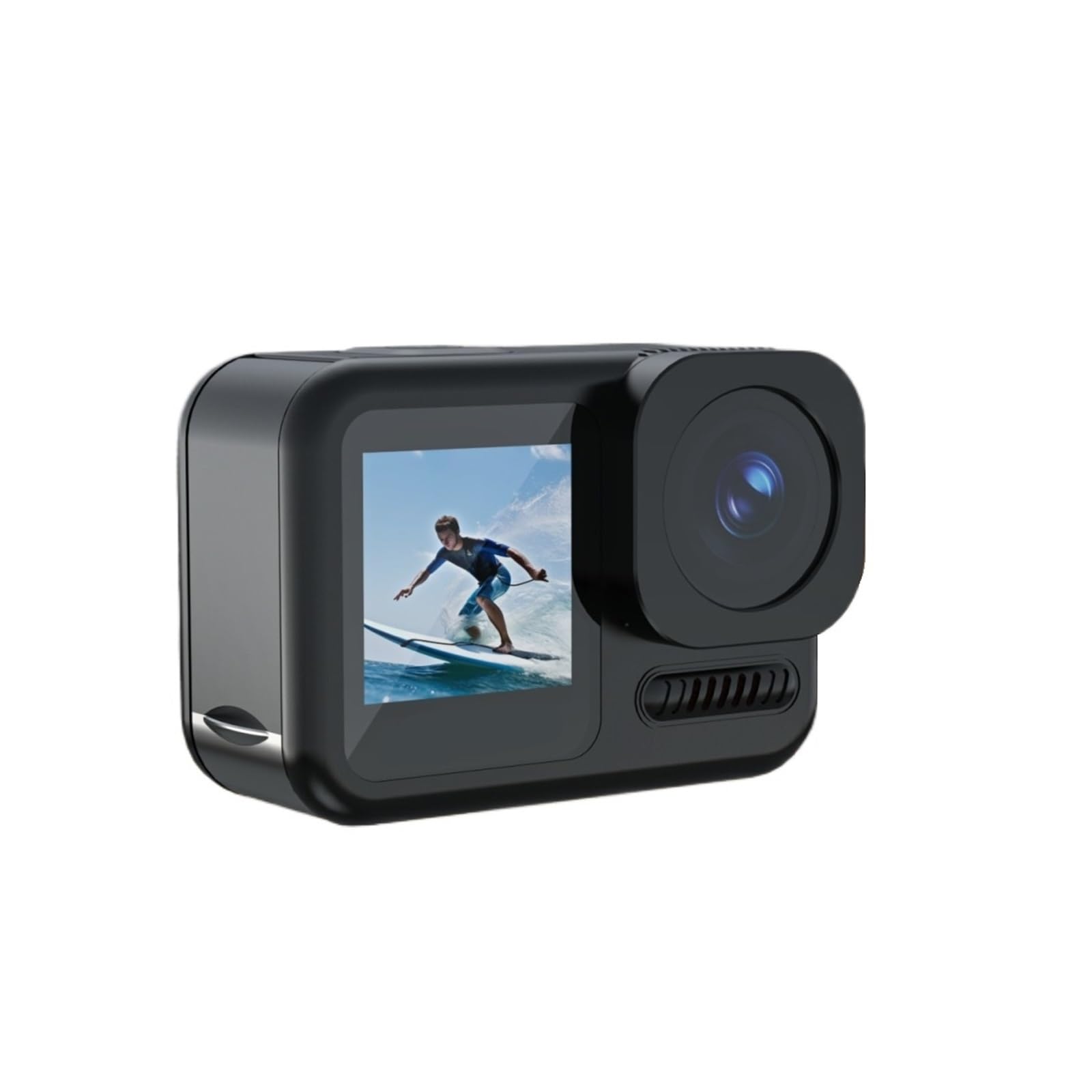 AC50 Fotocamera sportiva attiva 4K 60FPS doppia con scheda 64G Touch screen impermeabile 30M for immersioni subacquee Anti Shake Ciclismo all'aperto