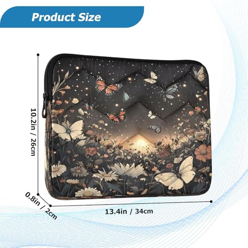Funda para portátil 15-16 pulgadas con diseño mariposa miniatura 3
